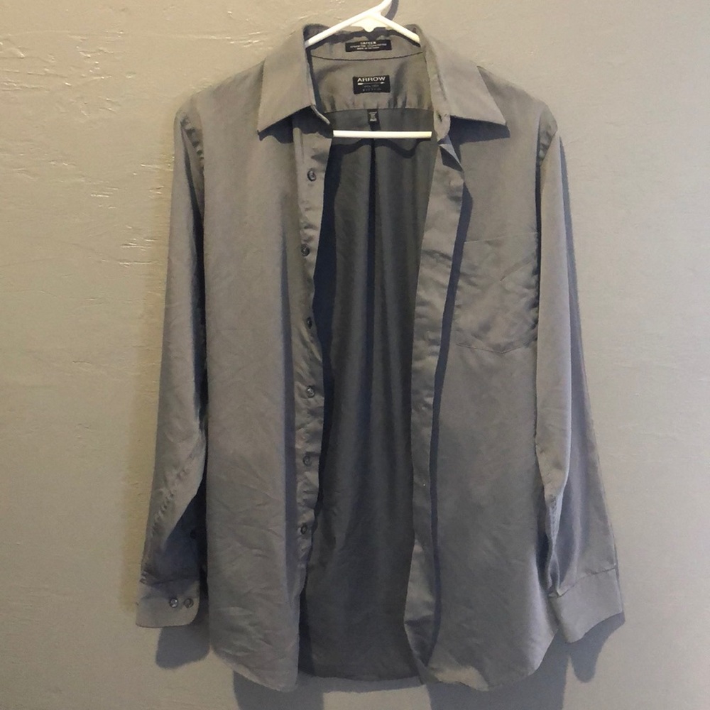 Grey dress shirt